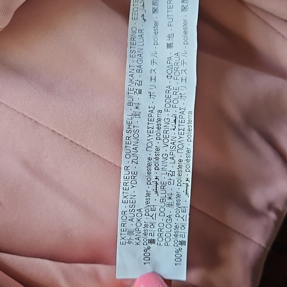 Zara Blush Pink Draped Cropped Bustier Top Size XS - Picture 7 of 12